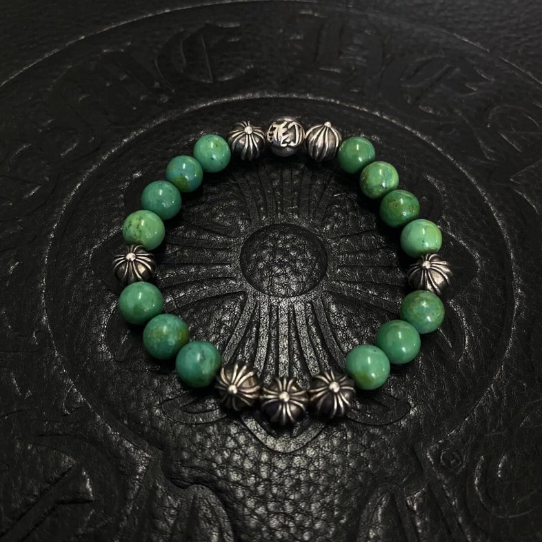 gp克罗心绿松石手串