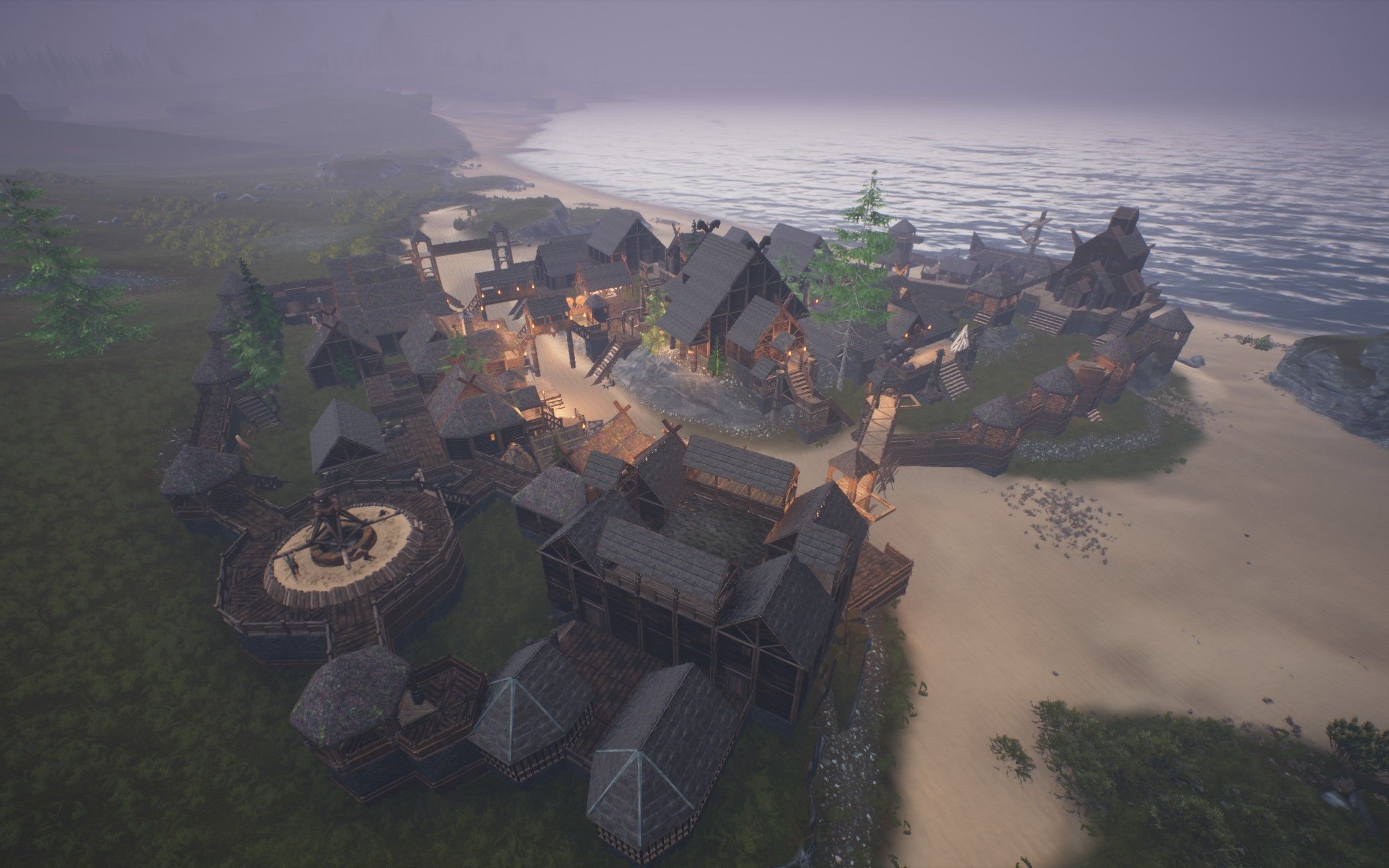 流放者柯南:新图西普塔岛【建筑群】【建造】维京村庄(1-2)建筑完成