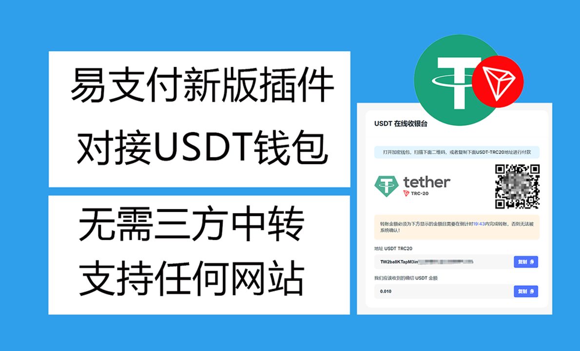 新版彩虹易支付|usdt插件|发卡网|WordPress|任何类型网站|使用TRC20钱包收款|易支付接口怎样配置对接独角数卡|异次元发卡,个人收款哔哩哔哩bilibili