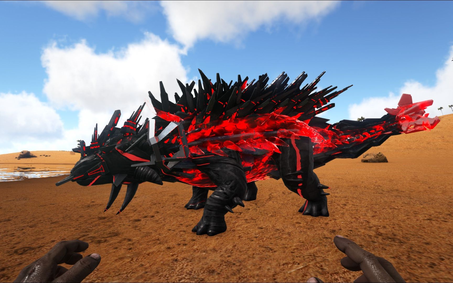 方舟生存进化残暴时代30挖铁神宠机械甲龙