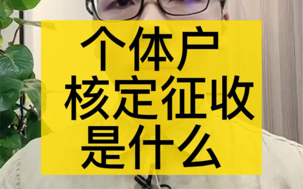 个体户核定征收是什么?个体工商户有什么好处?为什么要做核定征收?哔哩哔哩bilibili