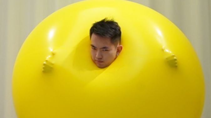 蛋仔派对cos之：整个人钻进一个巨大气球
