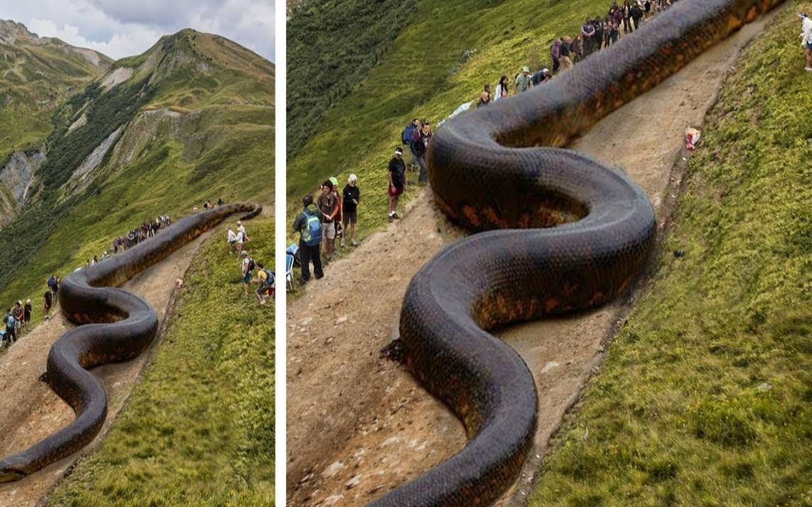 地球上最大的一条蛇图片