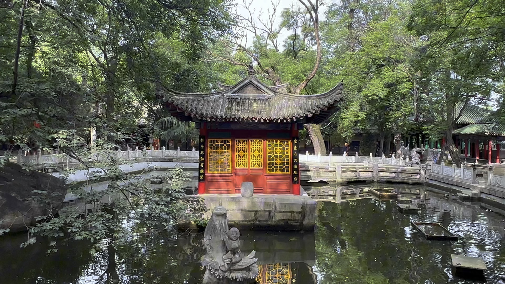 五岳之一华山脚下著名道教圣地玉泉院