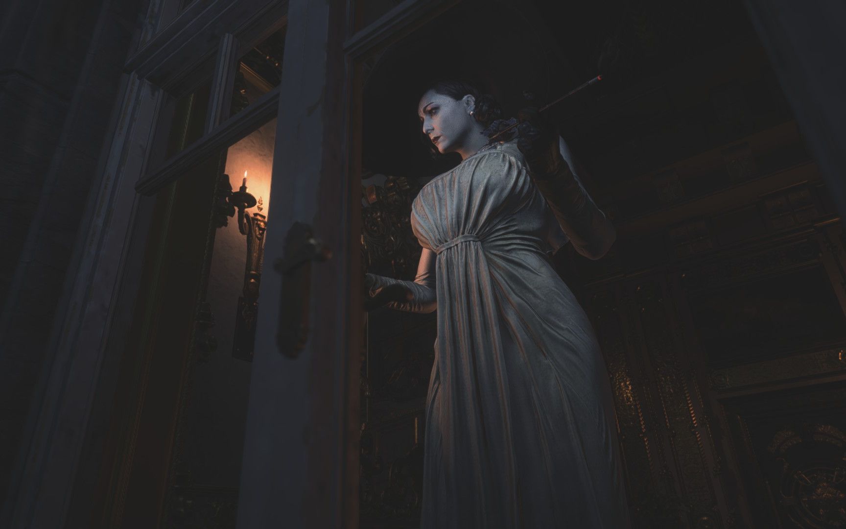 【yida】生化危机8第一章boss 夫人变身飞天美杜莎