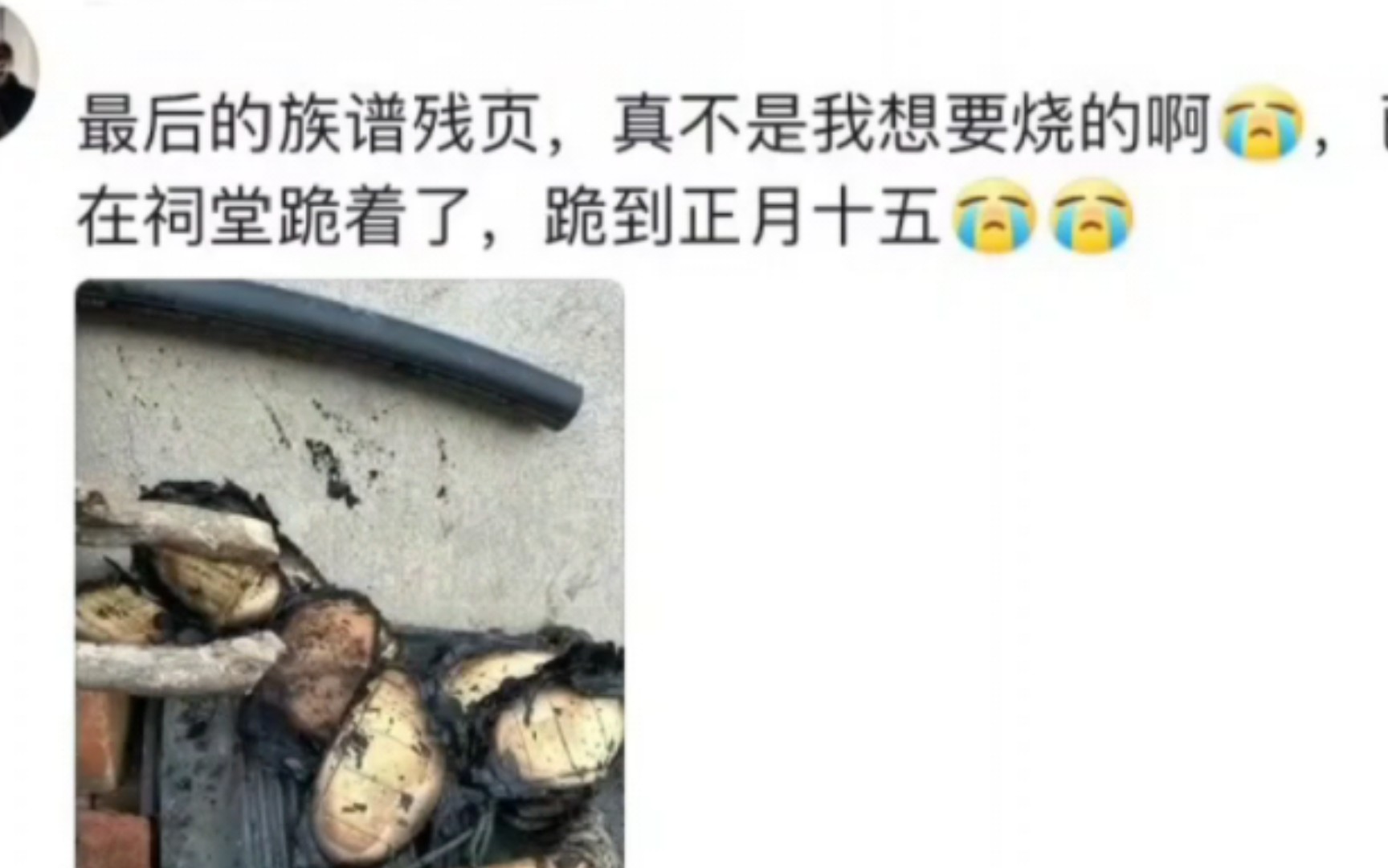 [图]关于大学生过年回老家祠堂烧香拜族谱，把族谱烧没了这件事…… 😂评论区的王姓网友们感觉来势汹汹了……