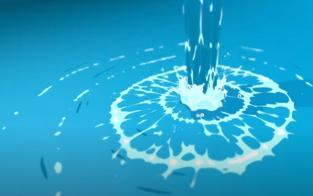 blender中的高级动漫水花特效