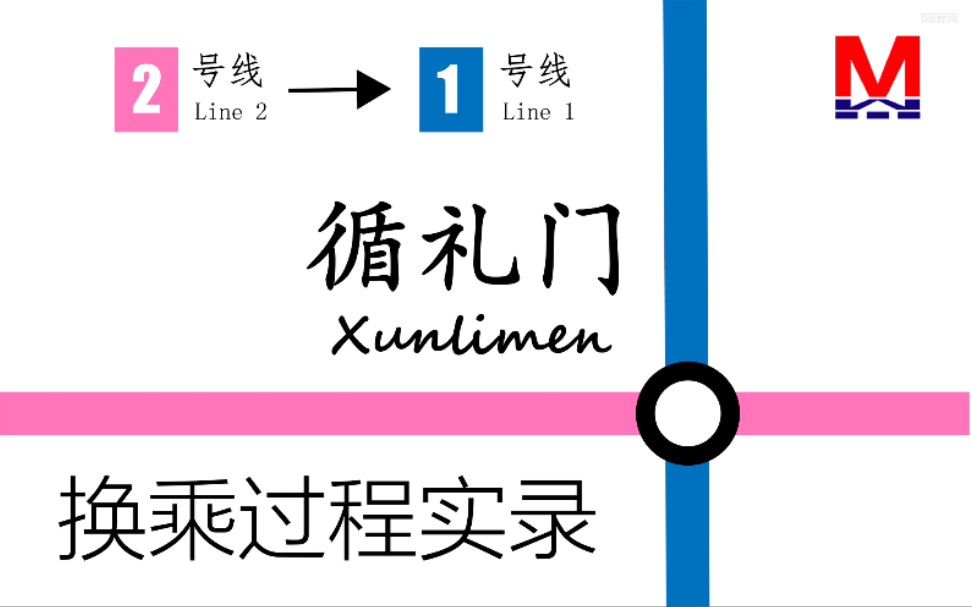 【武汉地铁】首个换乘站.武汉地铁循礼门站换乘实录 2号线1号线哔哩哔哩bilibili