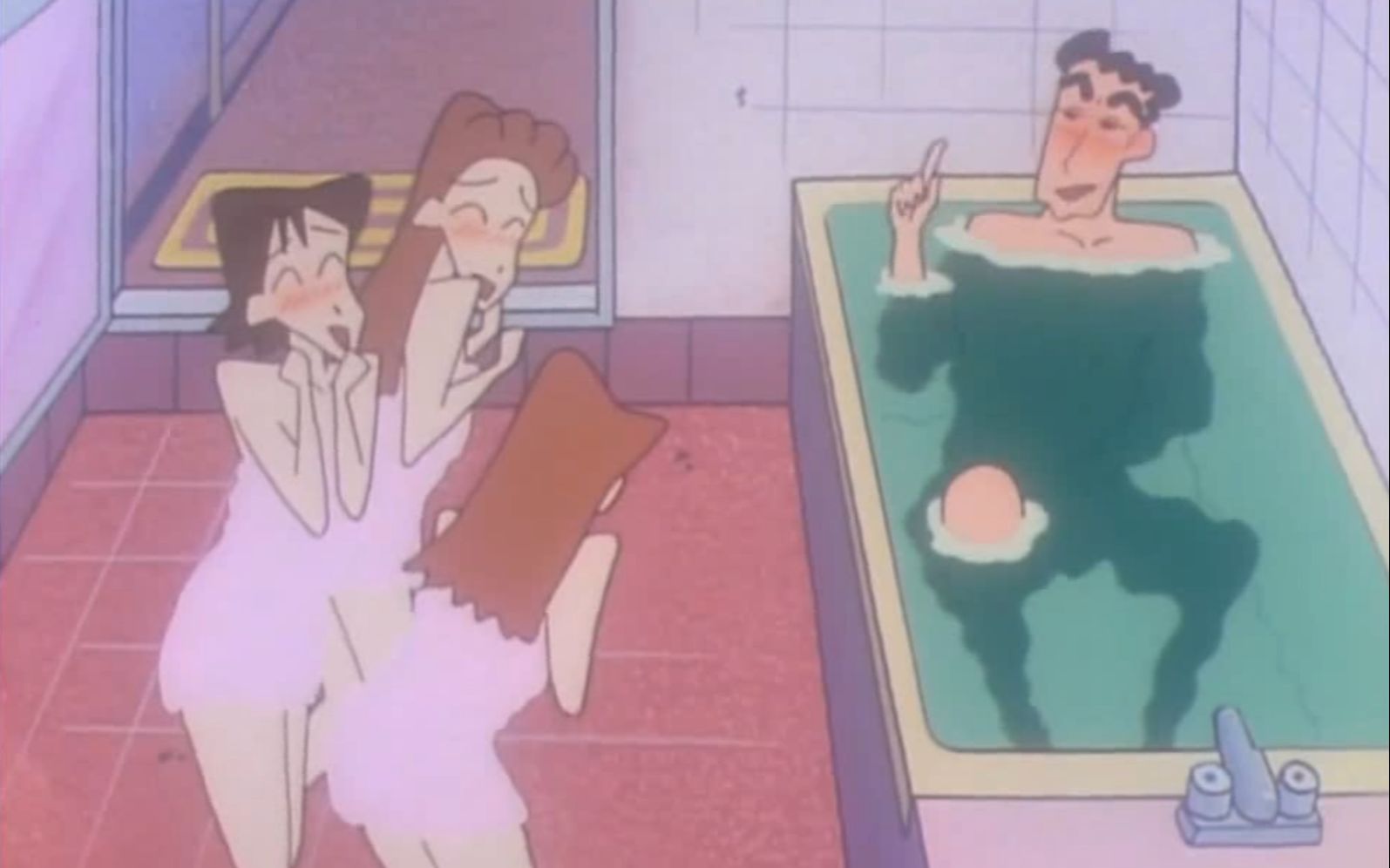 “冬天一起泡热水澡”