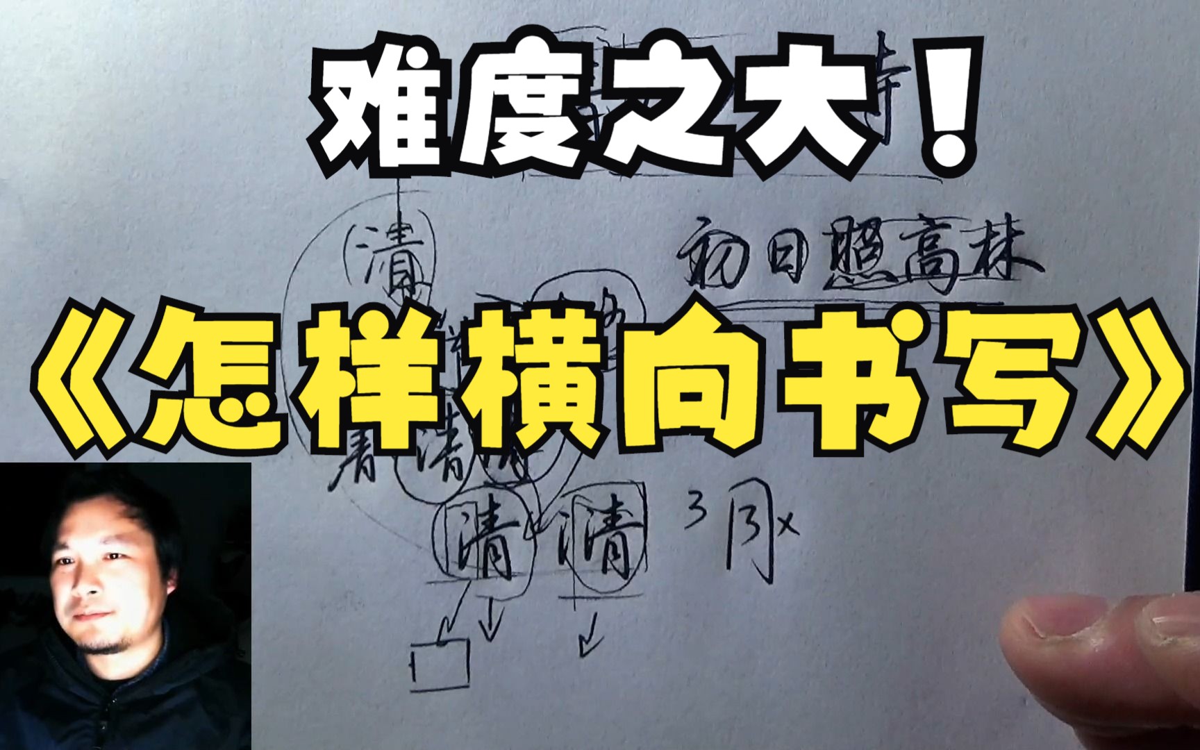 [图]写好每个字很难，而横向写好一排字更难，要经过怎样的训练过程呢？