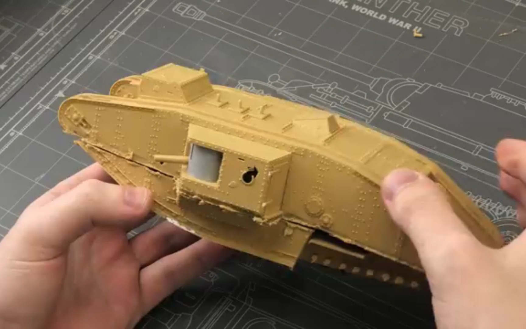 手工制作坦克战车7715,还原历史巨兽!