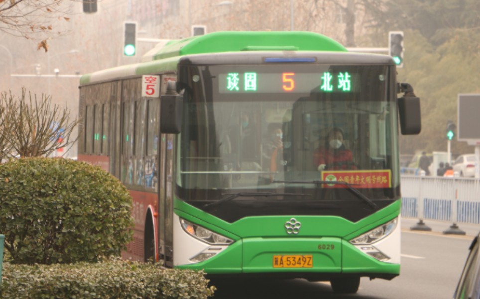 「石p-2|北站通枢纽,菊花也能飙」石家庄公交5路(北站-谈固)全程原声