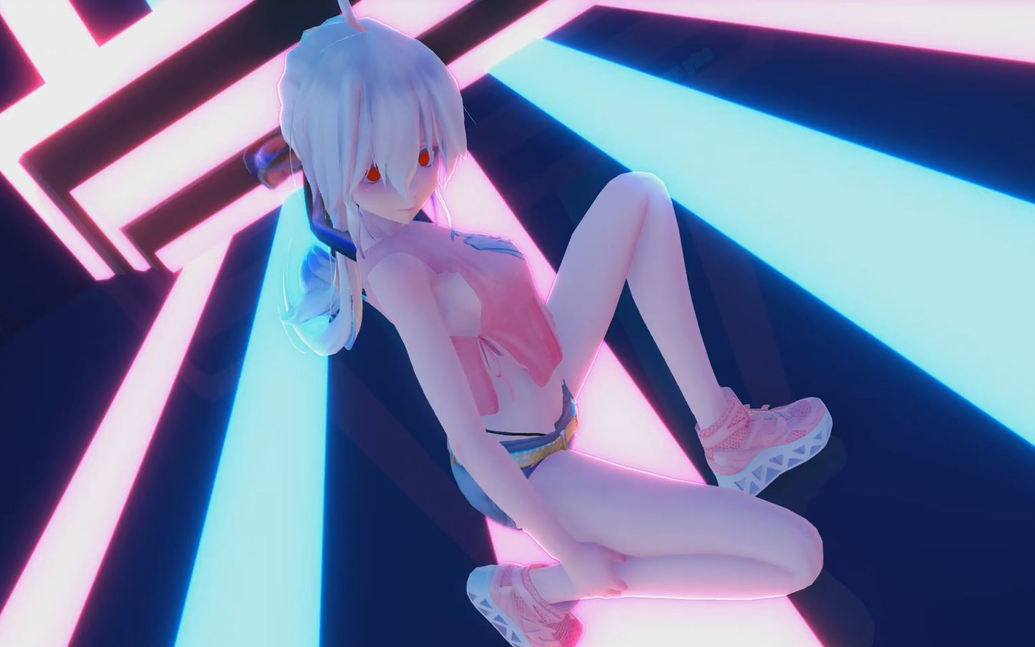 【mmd】弱音的kpop跳的不错dalla dalla