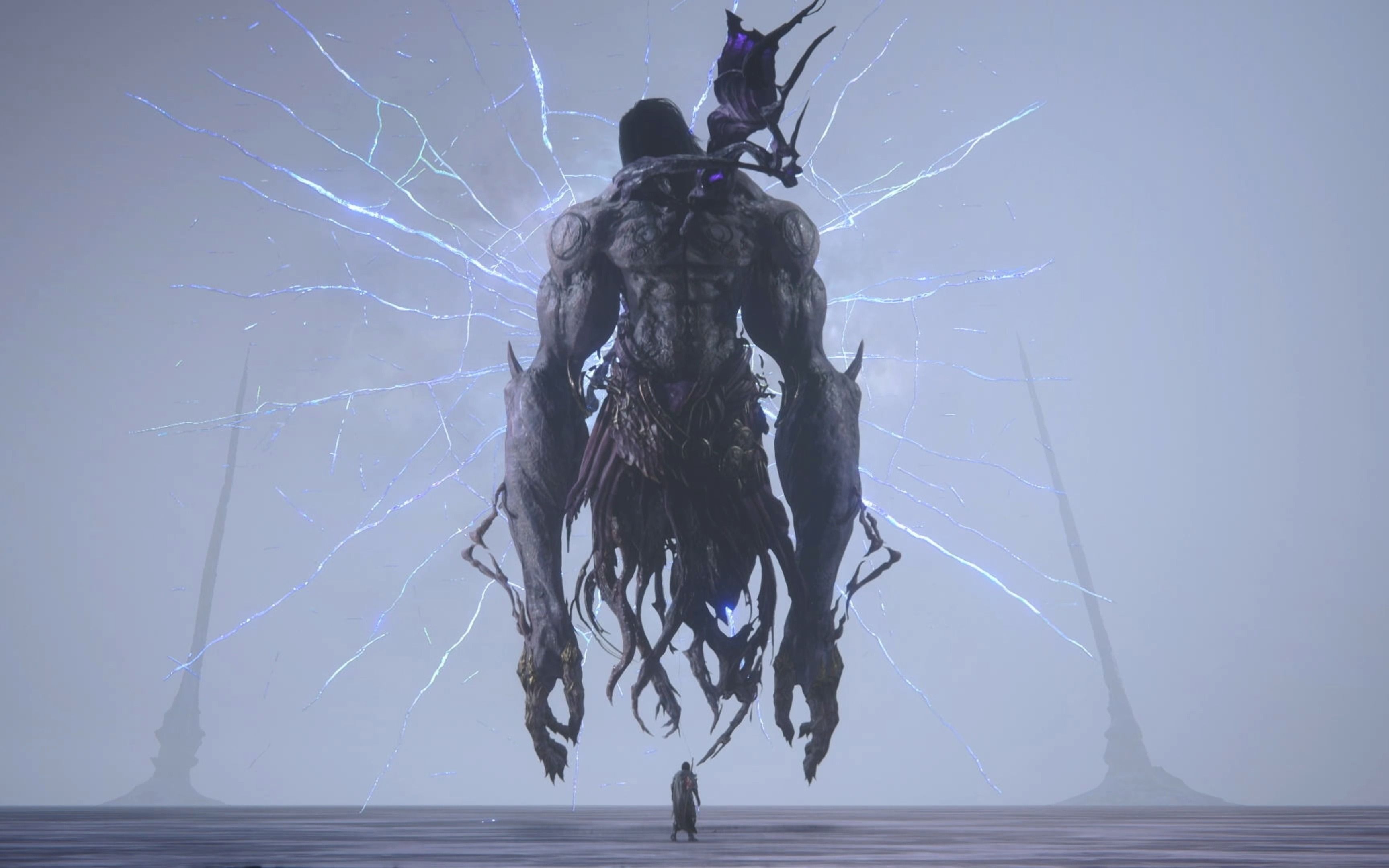 [ff16]提丰 boss战 脚底抹了油.