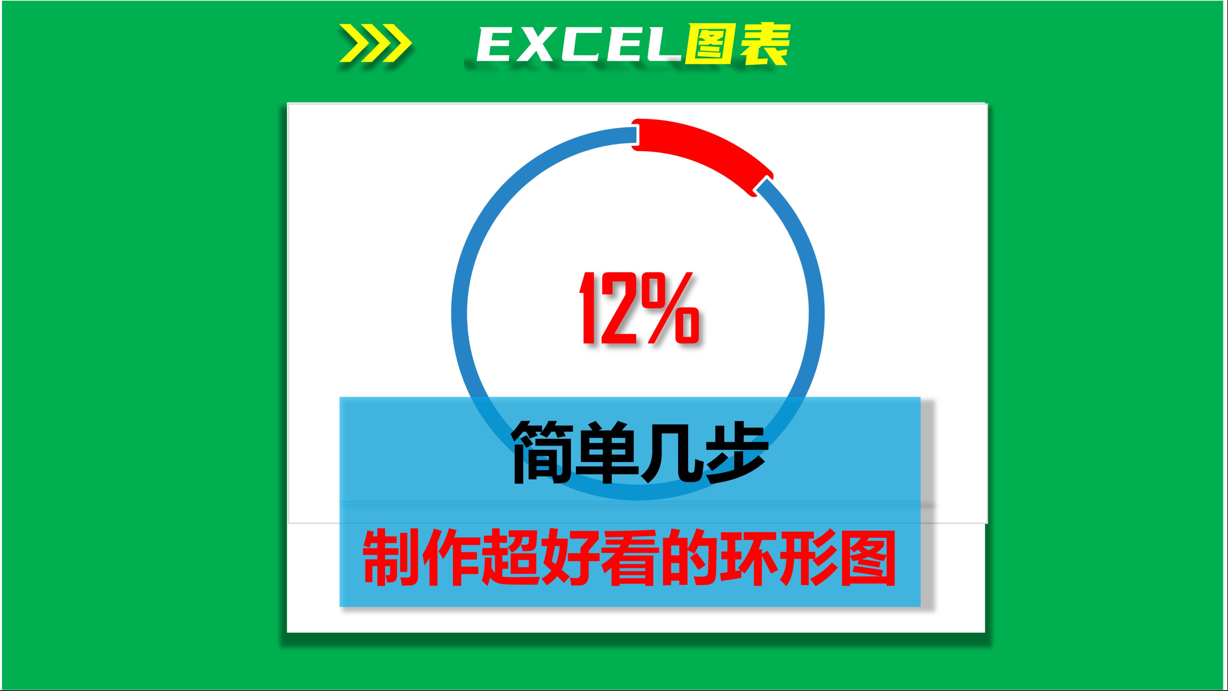excel制作环形图图片