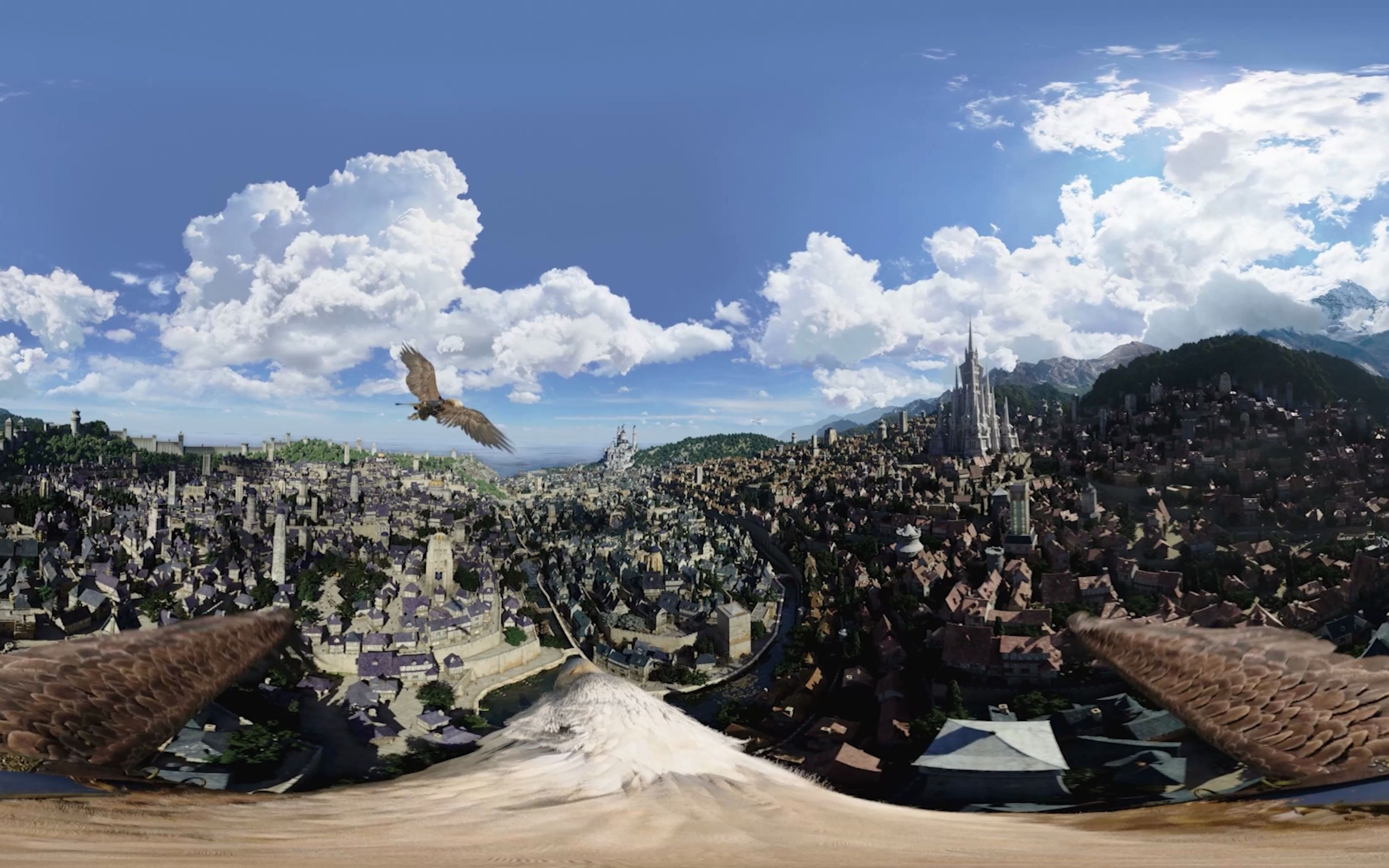 【360度全景vr】魔兽世界vr!俯瞰暴风城