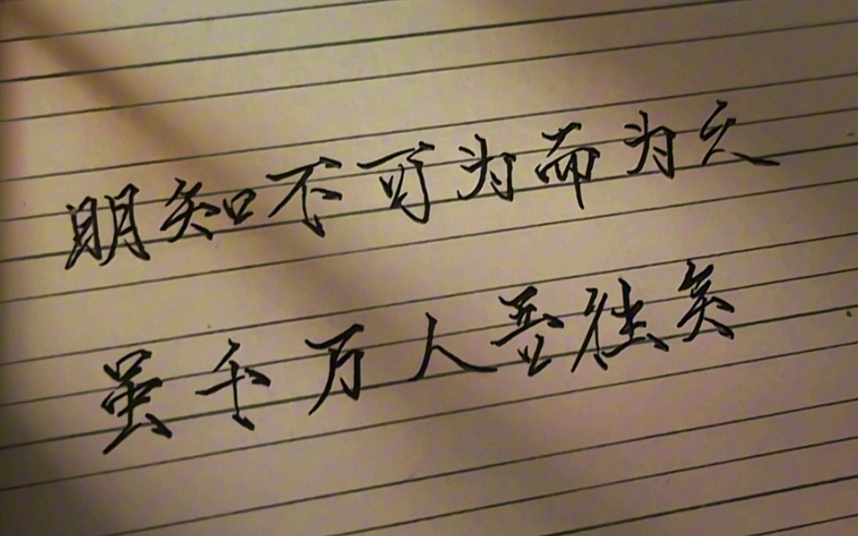 明知不可为而为之,虽千万人吾往矣.-天落曦-天落曦-哔哩哔哩视频
