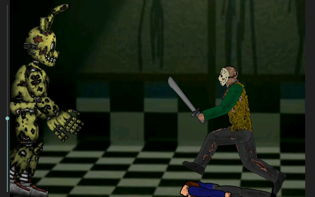 (dc2/fnaf)弹簧陷阱vs杰森
