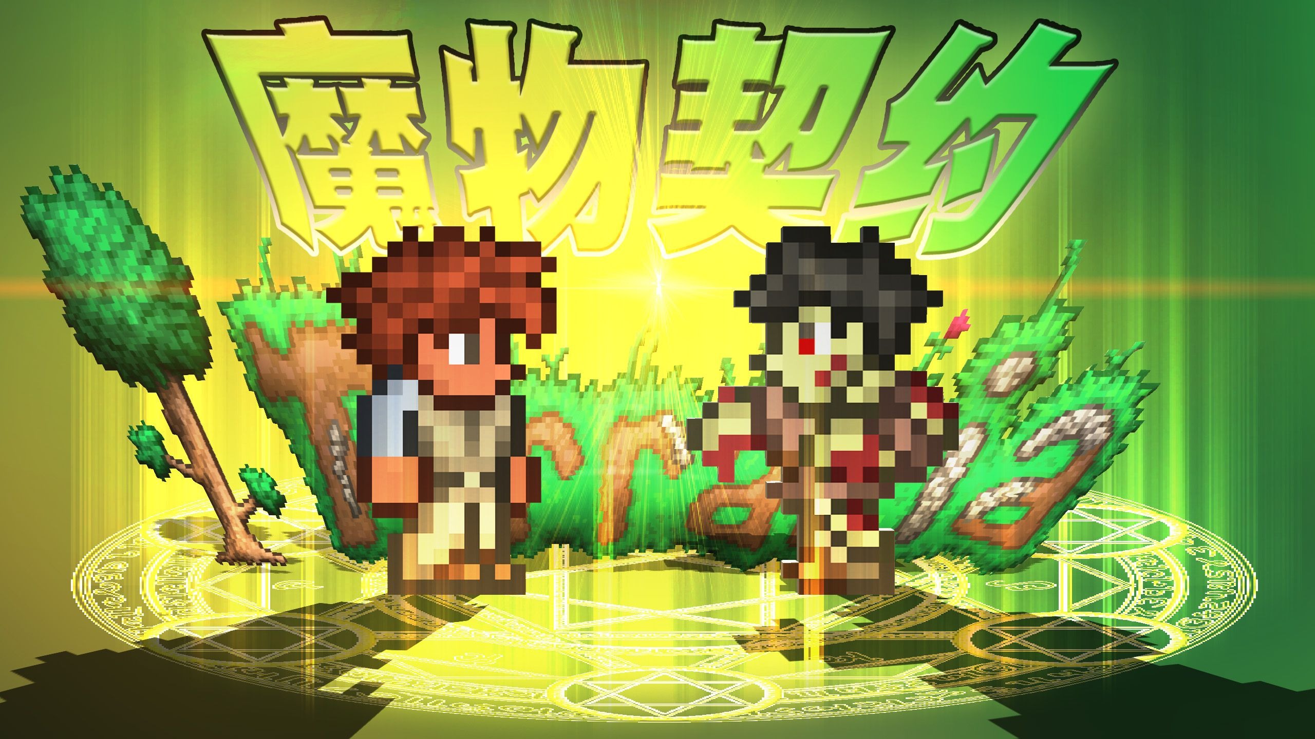 泰拉瑞亚：历时两年耗时超一个月，首个不当人MOD终于诞生！自制模组 [森罗万象：魔物契约]