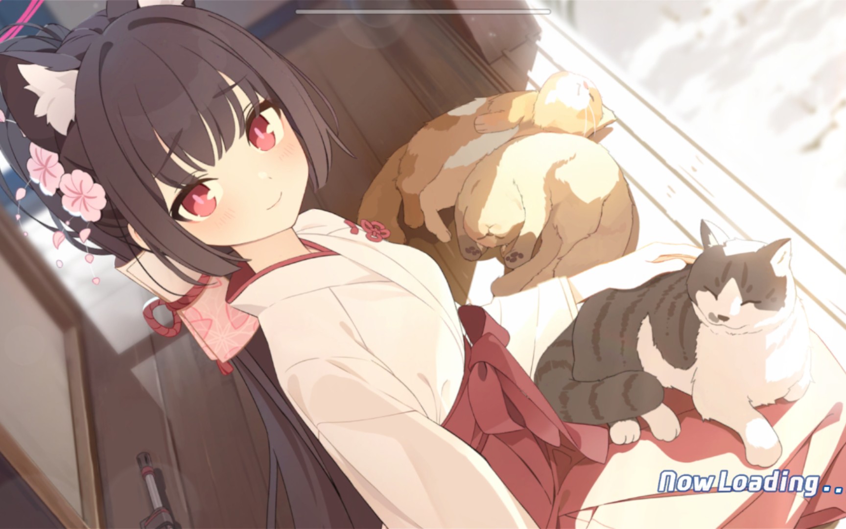 【碧蓝档案】セリカ(正月) 芹香 5级好感度 live2d 剧情动画