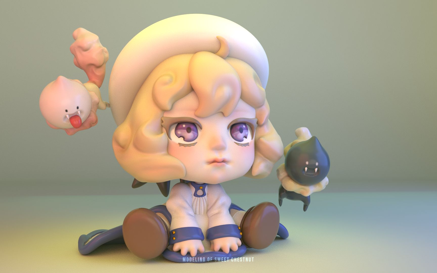 【zbrush】q版建模小练习