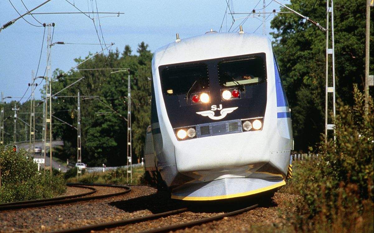 瑞典摆式列车图片