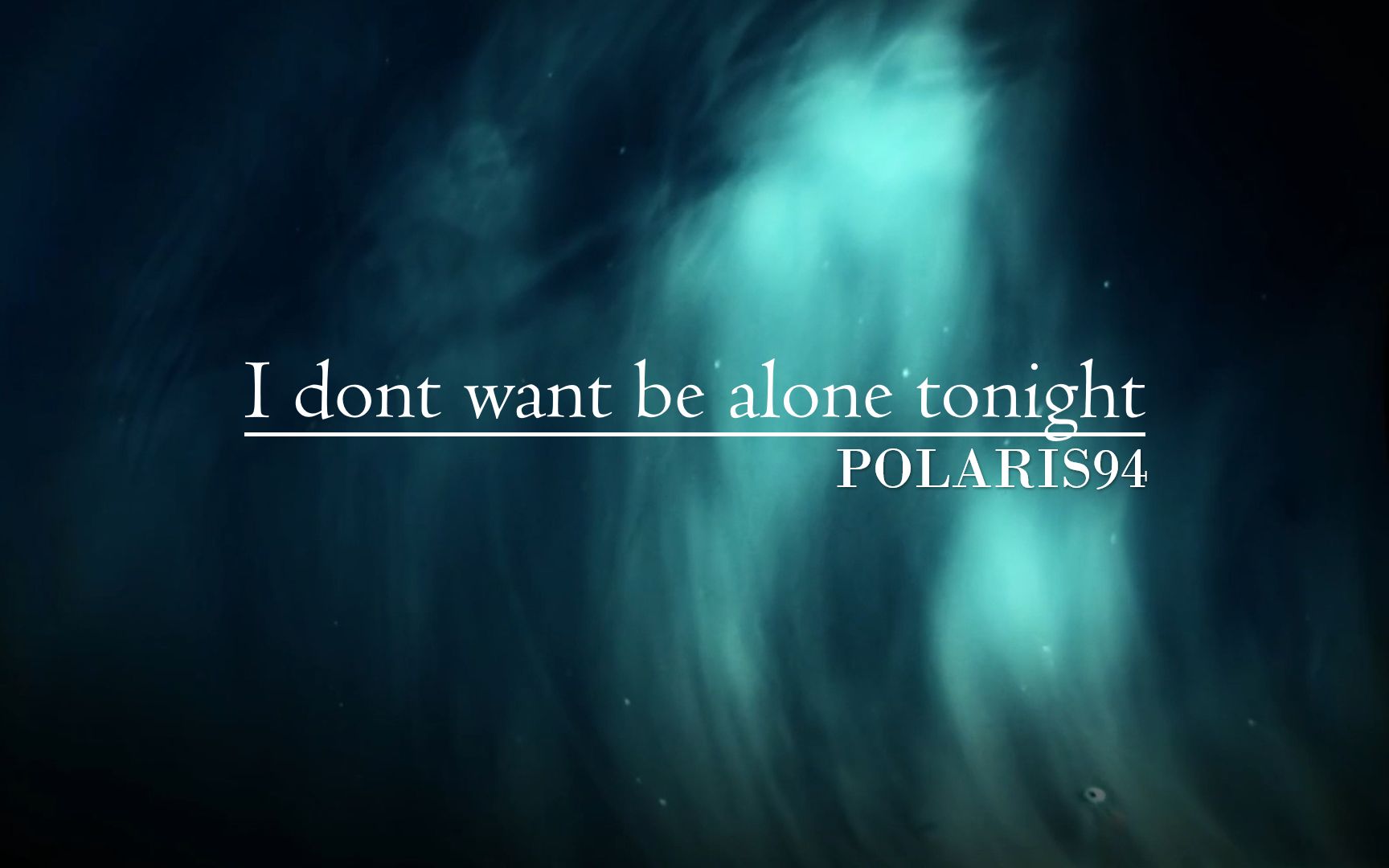 [图]I dont want be alone tonight