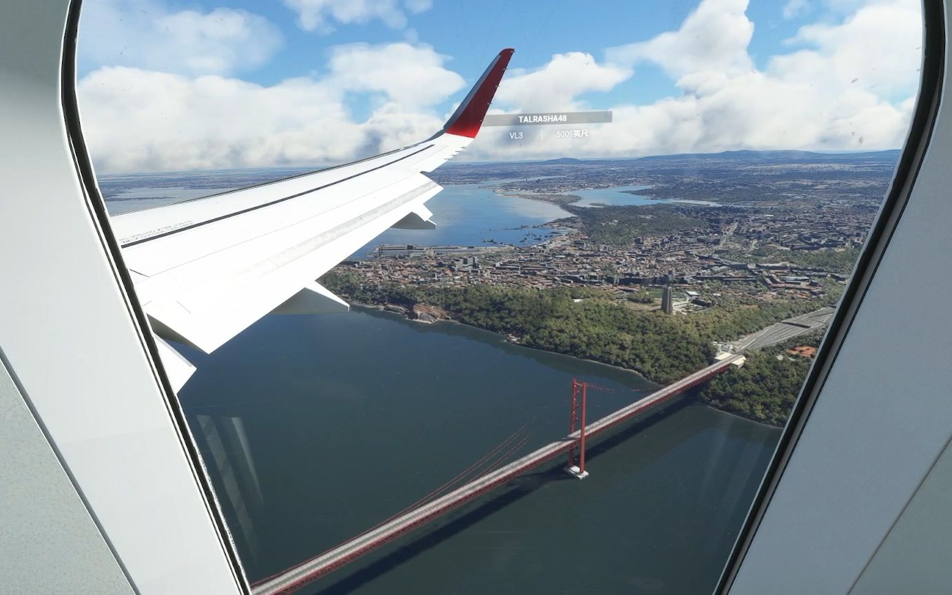 活动作品空客a320neo降落葡萄牙里斯本机场lppt微软模拟飞行2020