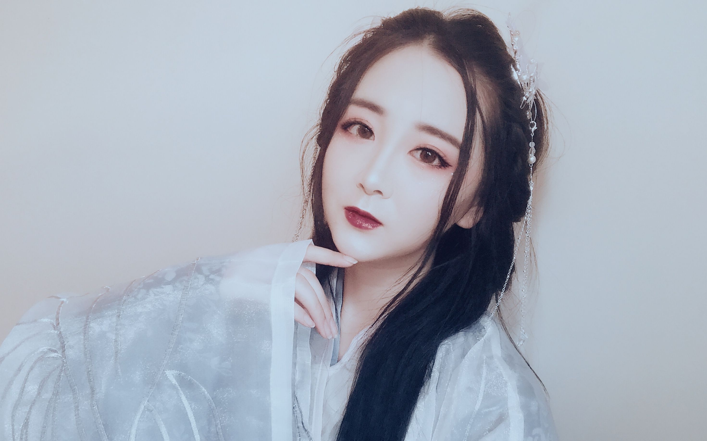 活动  【初投稿】山鬼 汉服古典妆容发型 桃花妆