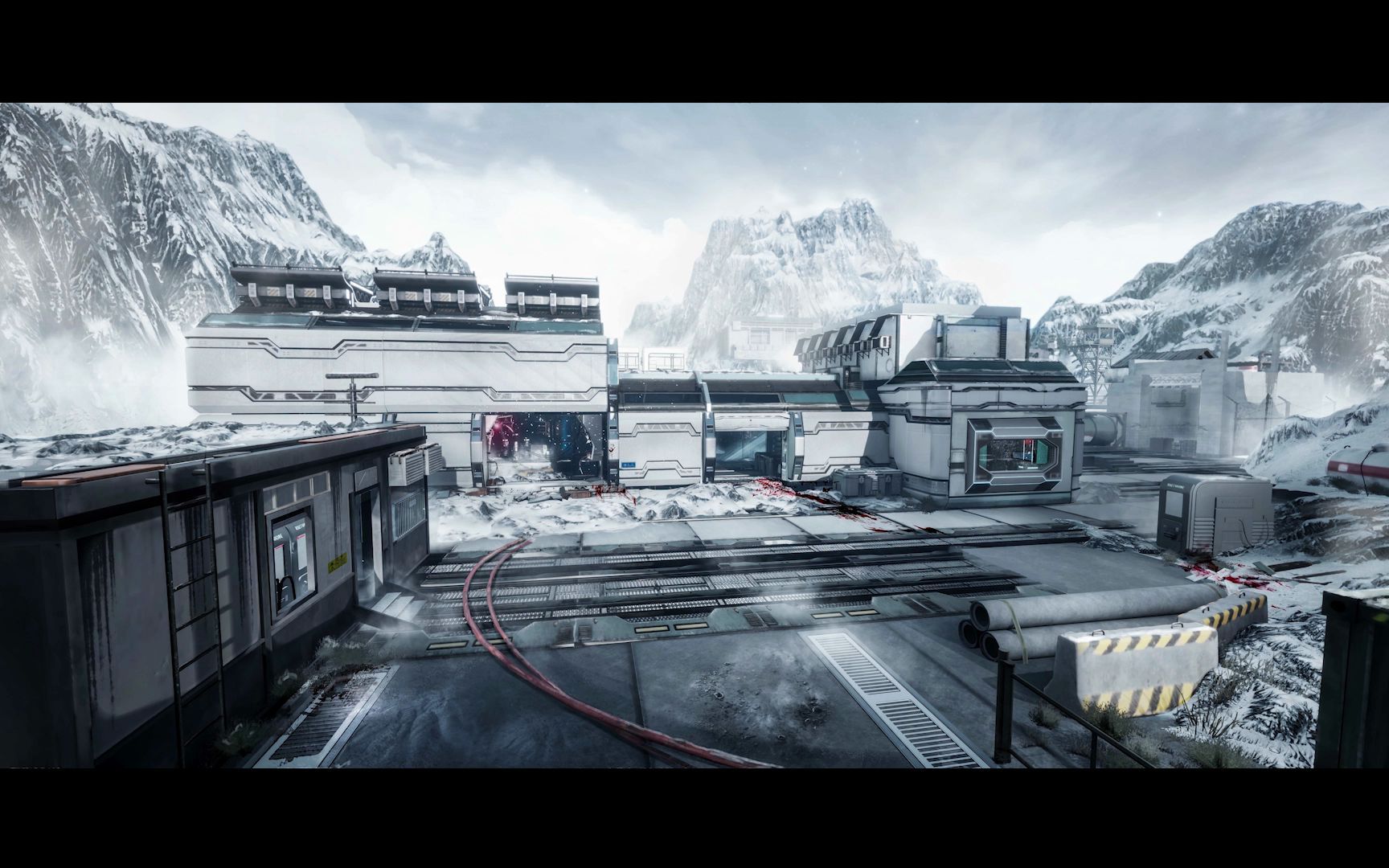 活动  概念设计场景 极地军事基地