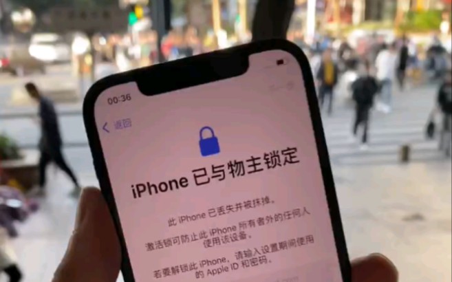 苹果12pro手机物主锁