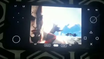 安卓PS3模拟器 使用飞行模式无wifi 实拍手机画面 并操作虚拟按键 玩战神3 真还是假?