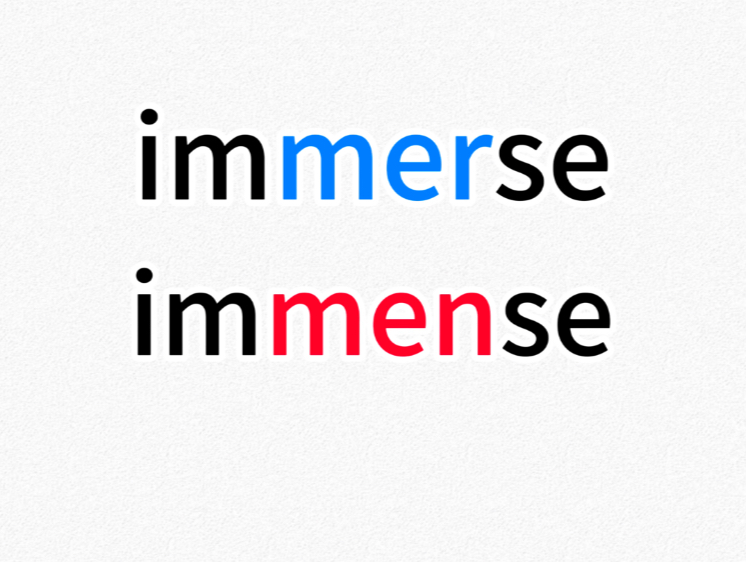 【一秒区分易混单词】immerse&immense哔哩哔哩bilibili