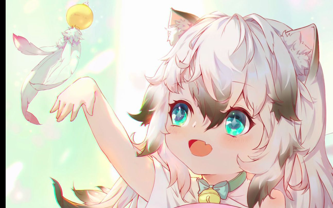 二次元喵娘不完整绘画过程~~~女孩子就是可可爱爱