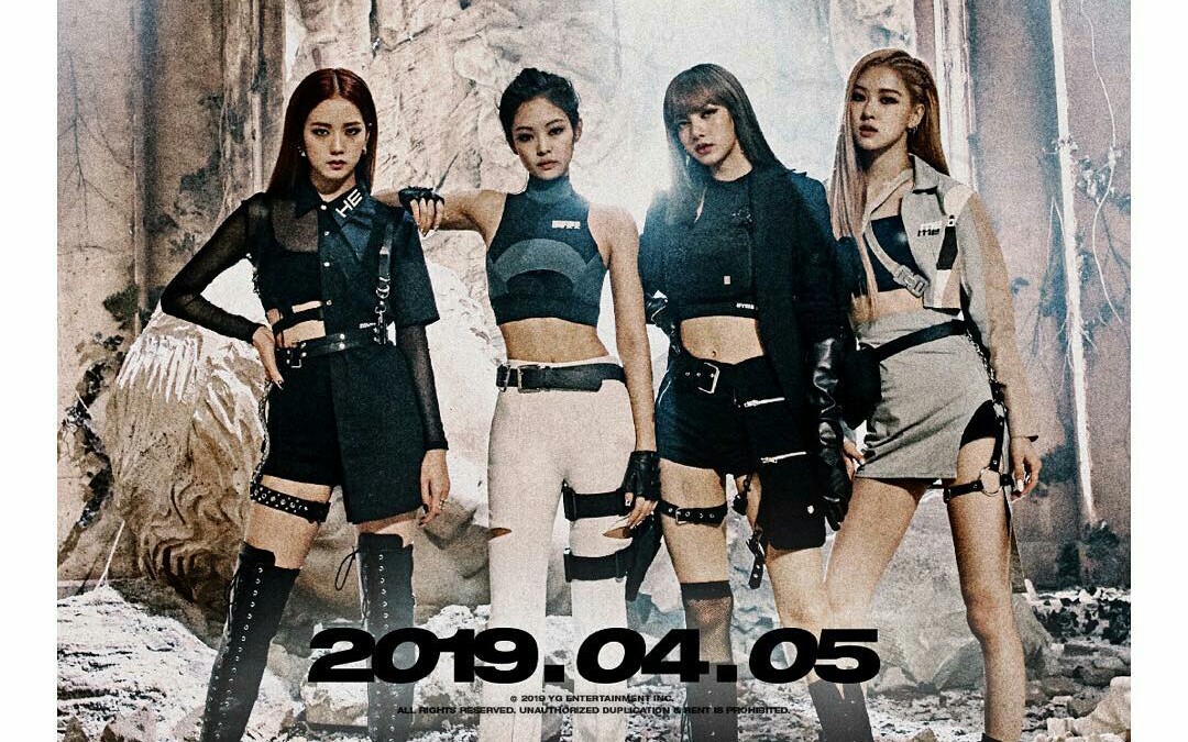 blackpink回归预告照4月5日重榜回归葬爱家族killthislove