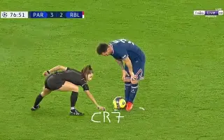 梅西在足球比赛中上演的个可怕的画面