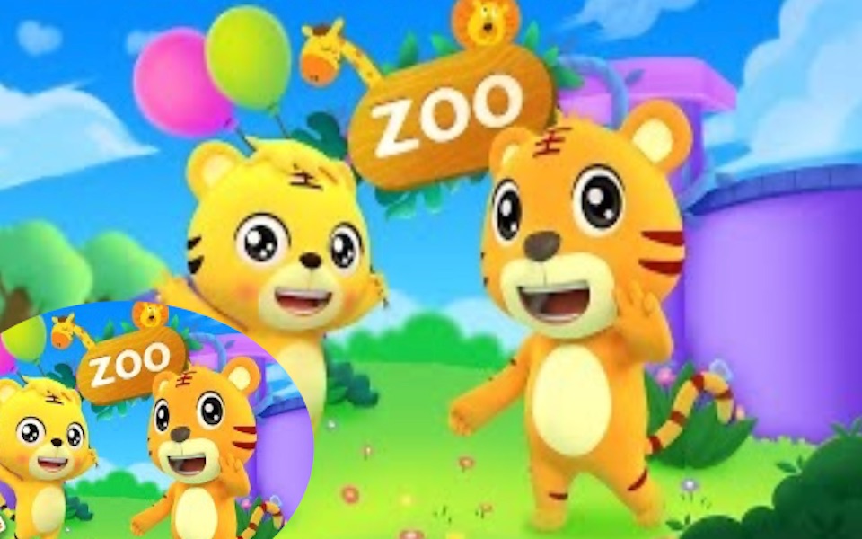 [图]《五种动物园动物 Five Zoo Animals》幼儿启蒙英语儿歌