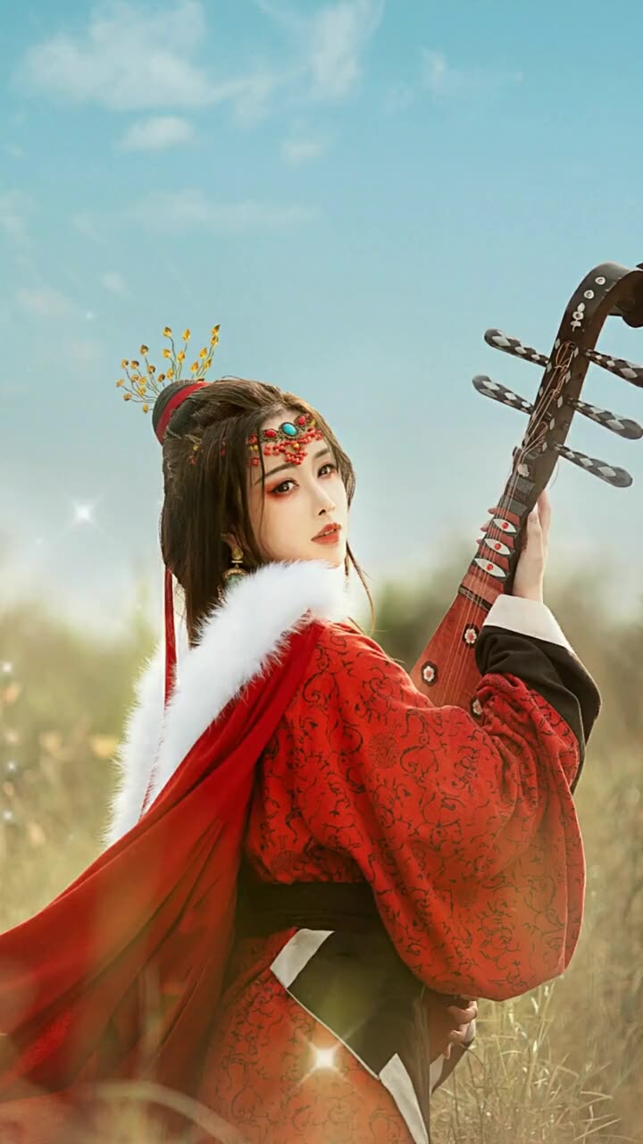 出镜cn@我是真的菜菜:王昭君 #汉服 #古风图片 #cos #王昭君