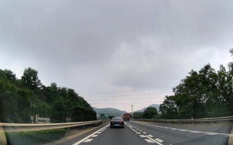 沉浸式驾车|黄岛段 扩建前的g15沈海高速转g22青兰高速,熟悉的道路