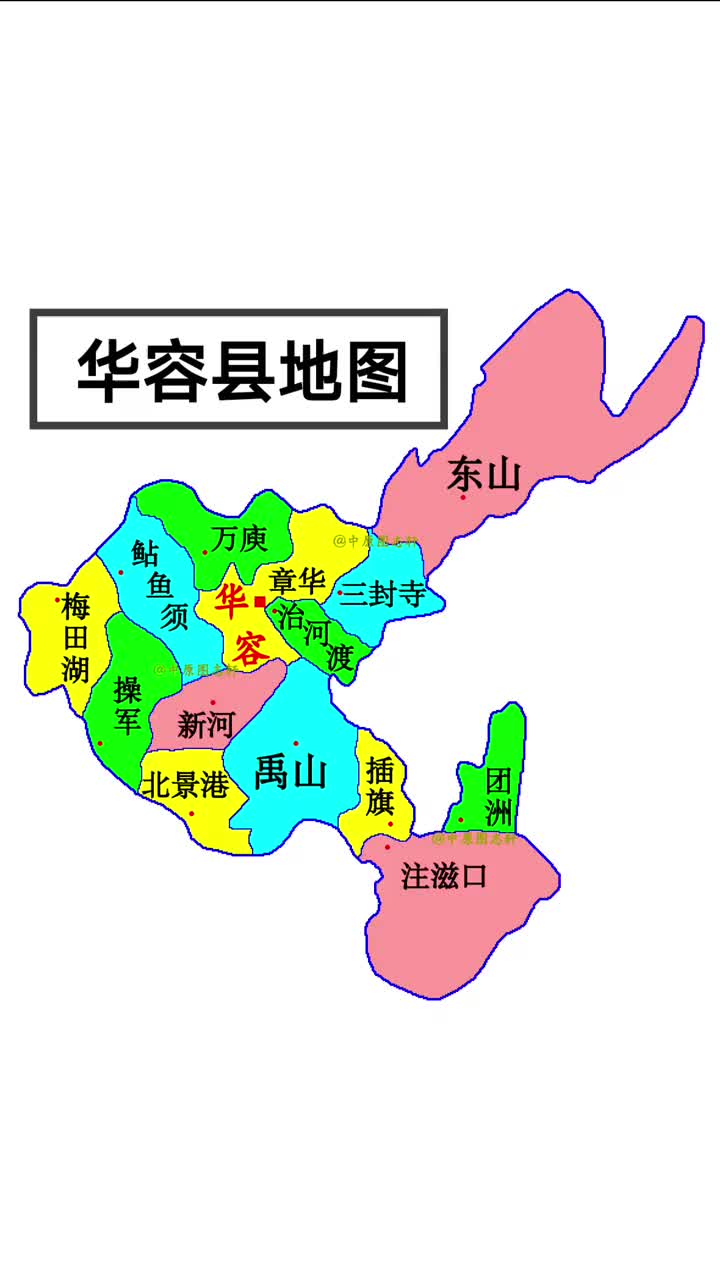 湖南省华容县的地图