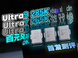 Download Video: 凉快但一言难尽的游戏性能，酷睿Ultra 285K/265K/245K首发全面评测，生产力/游戏/功耗/温度/超频你更看重哪个？