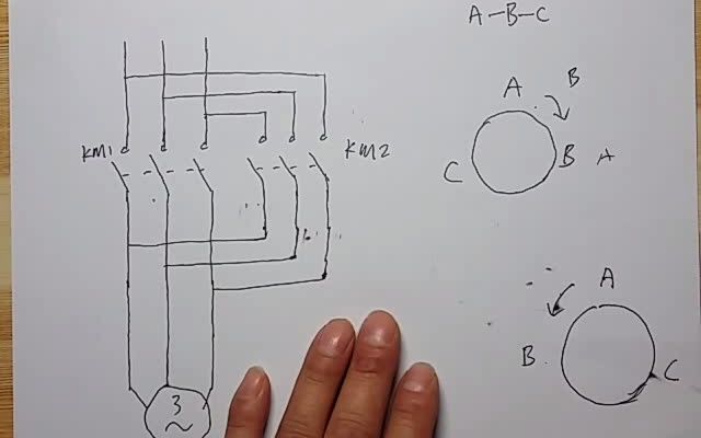 三相电机正反转主回路怎么接线?什么原理,这节课详细讲解哔哩哔哩bilibili