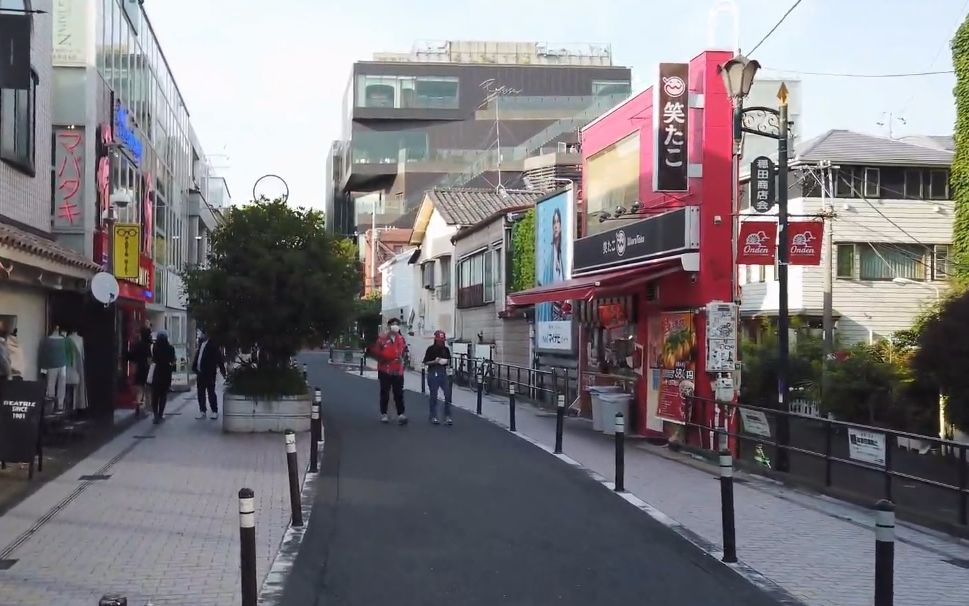 超清日本漫步东京涩谷原宿猫街20206