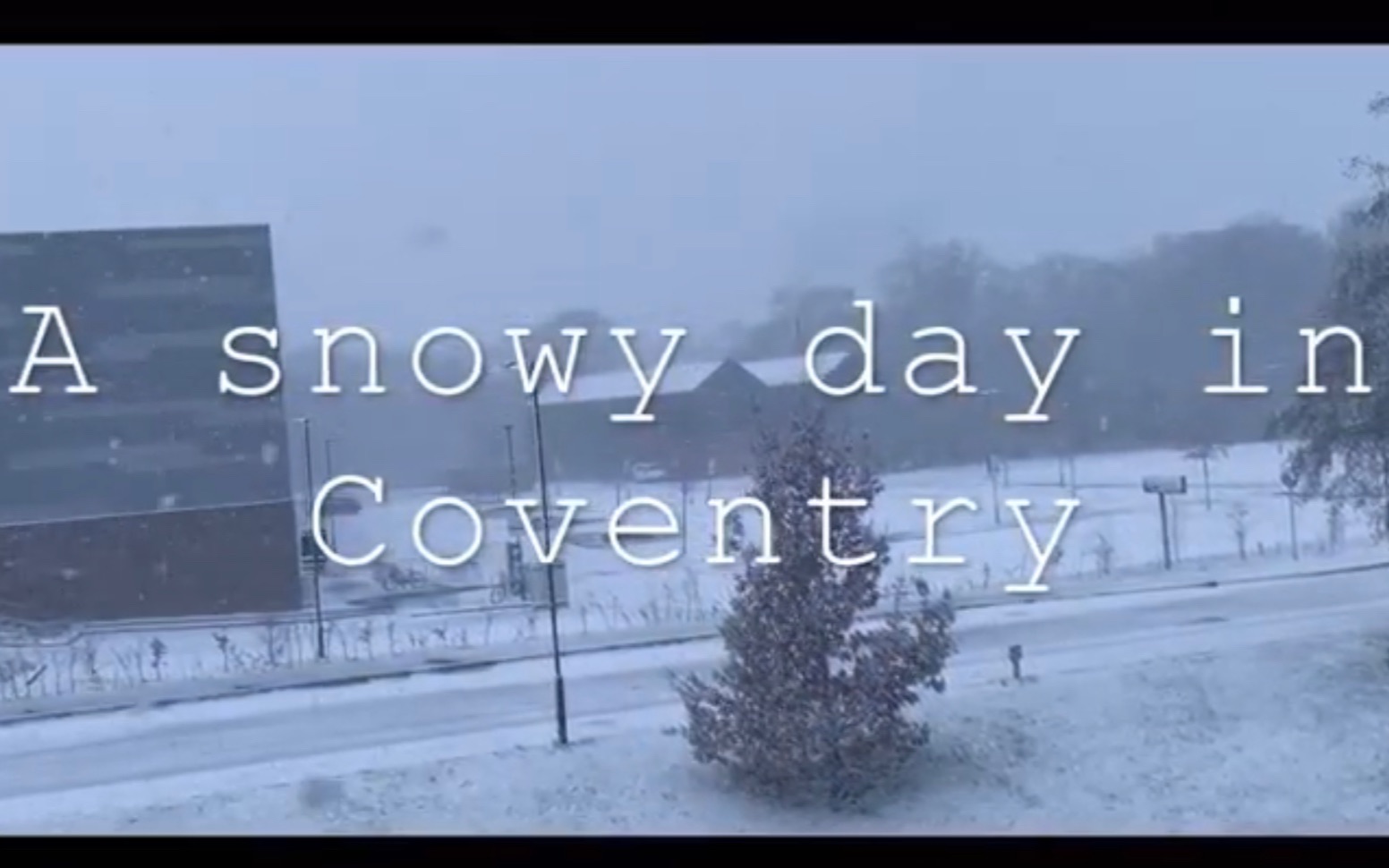 纪录考文垂coventry下雪的一天英国vlog