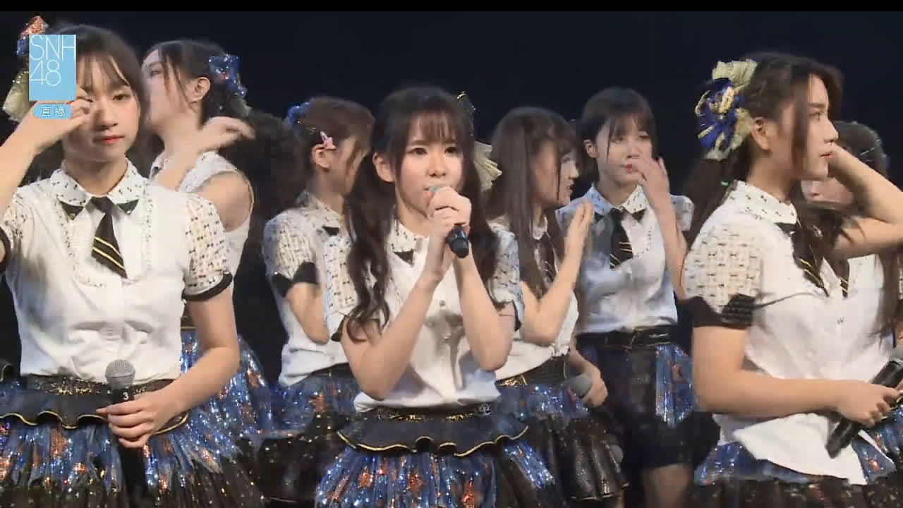 20161204snh48teamxii成立一周年纪念公演彩蛋环节