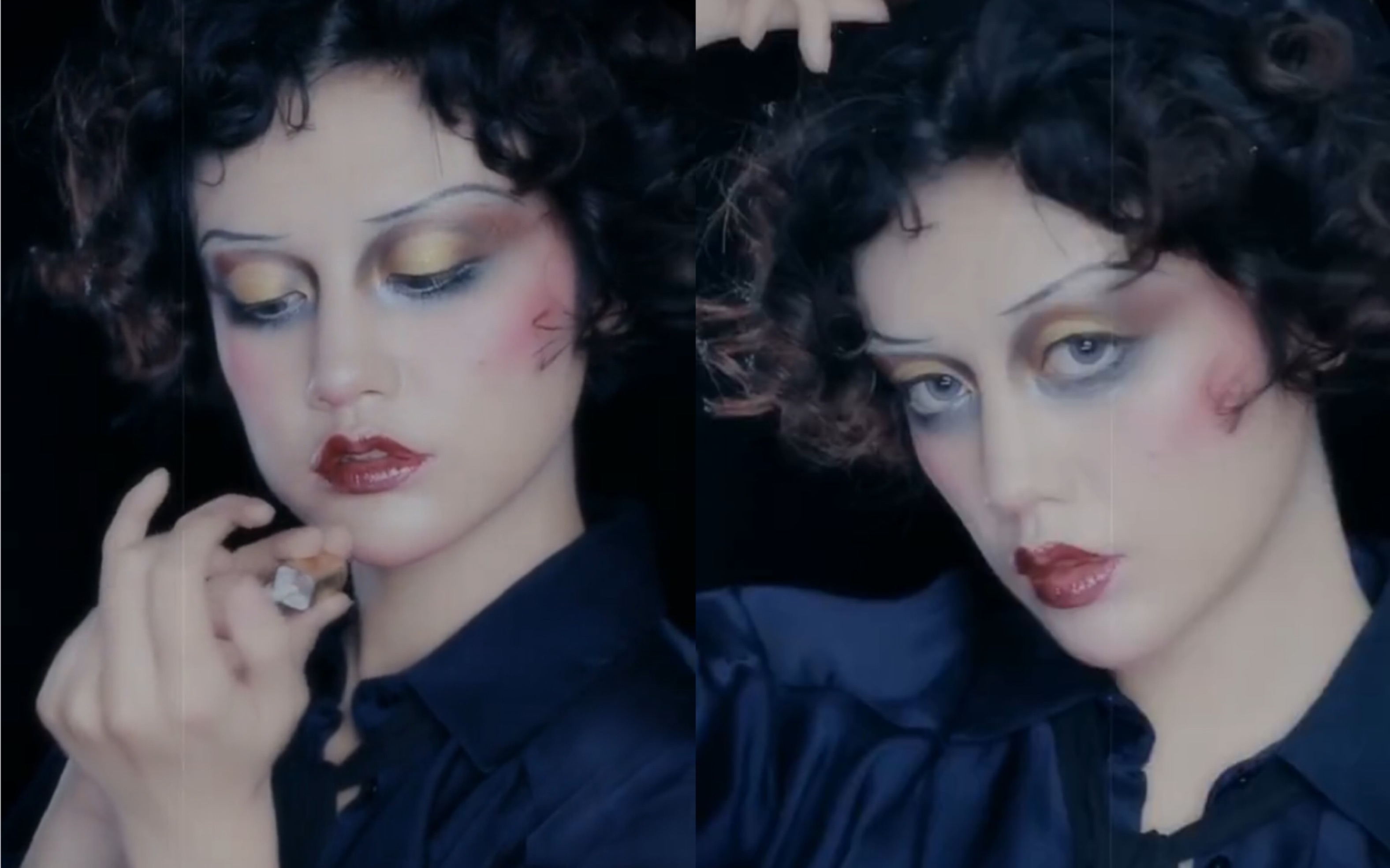 复古暗黑系娃娃妆容,有黑暗又甜你喜欢吗_哔哩哔哩_bilibili