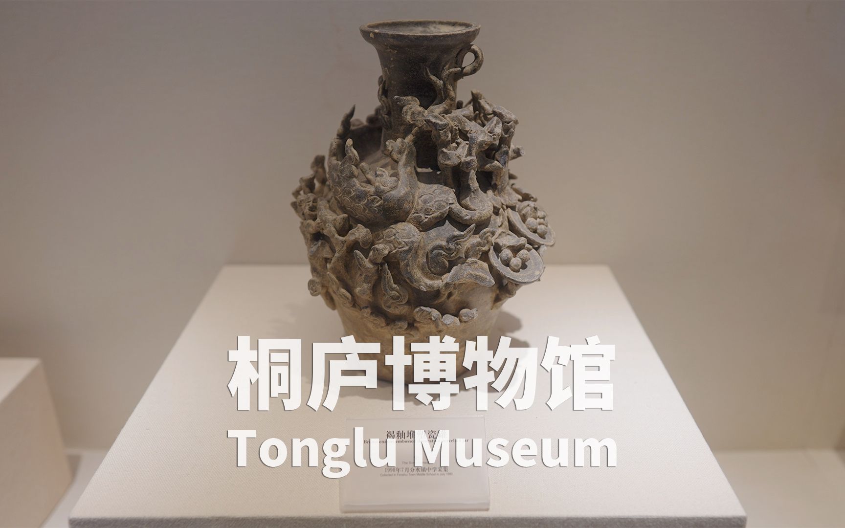 桐庐博物馆延村洞旧石器时代人类头盖骨化石