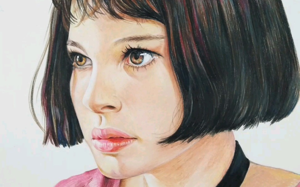 【彩铅手绘】这个杀手不太冷里的玛蒂尔达