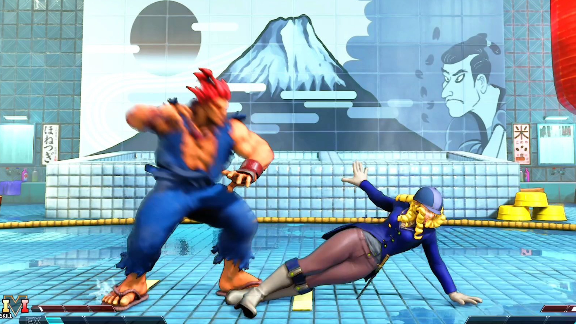 街霸5-神月卡琳唱歌给豪鬼听