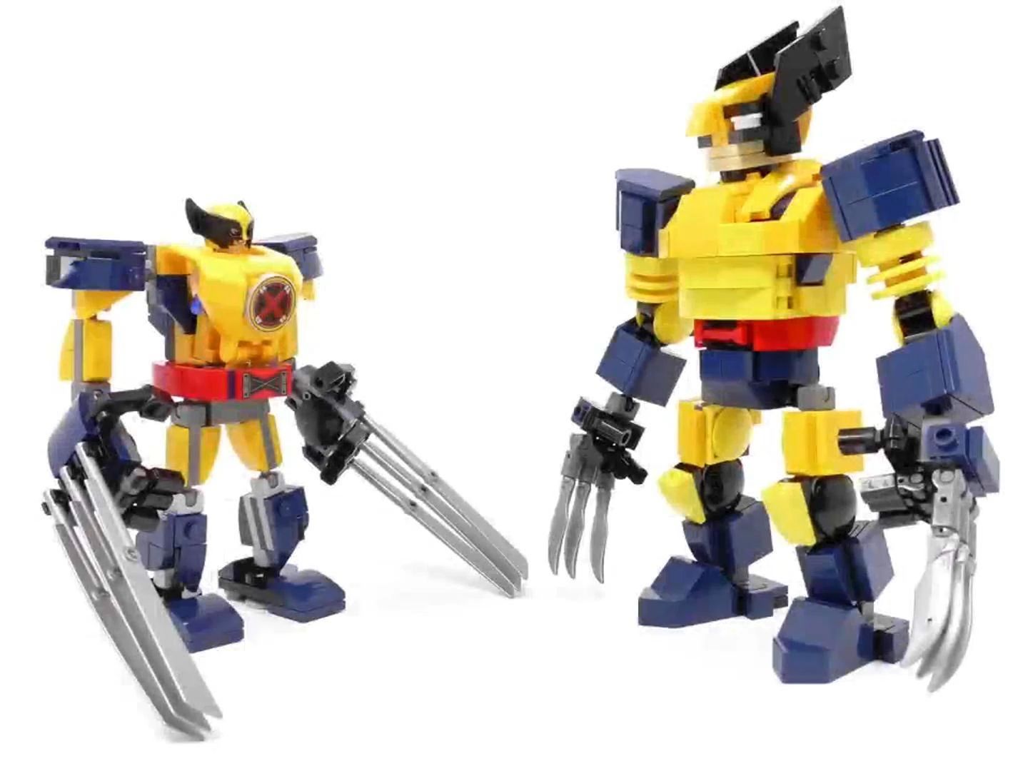 乐高金刚狼机甲升级!